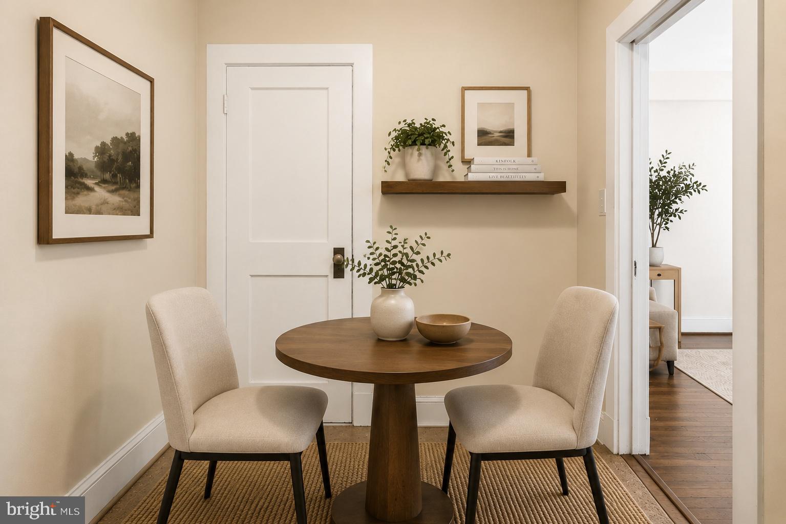 3018 Porter Street Northwest, Unit 103 Washington, DC 20008 - Photo 18 of 27 Charming Kitchen Nook Sitting Area Reimagined