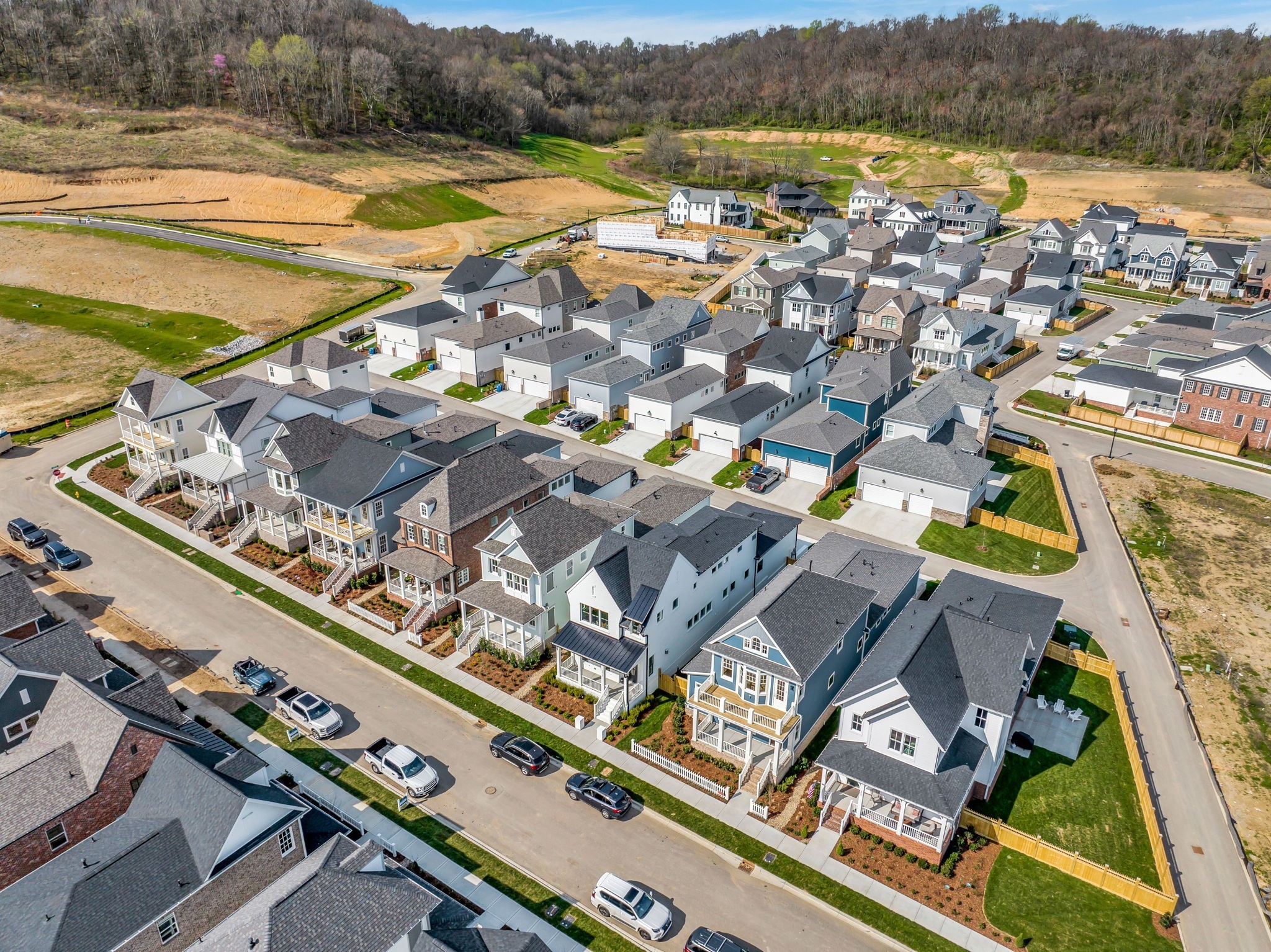 2018 Nathaniel Road Franklin, TN 37064 - Photo 38 of 52 a view of swimming pool with a yard and mountain view in back