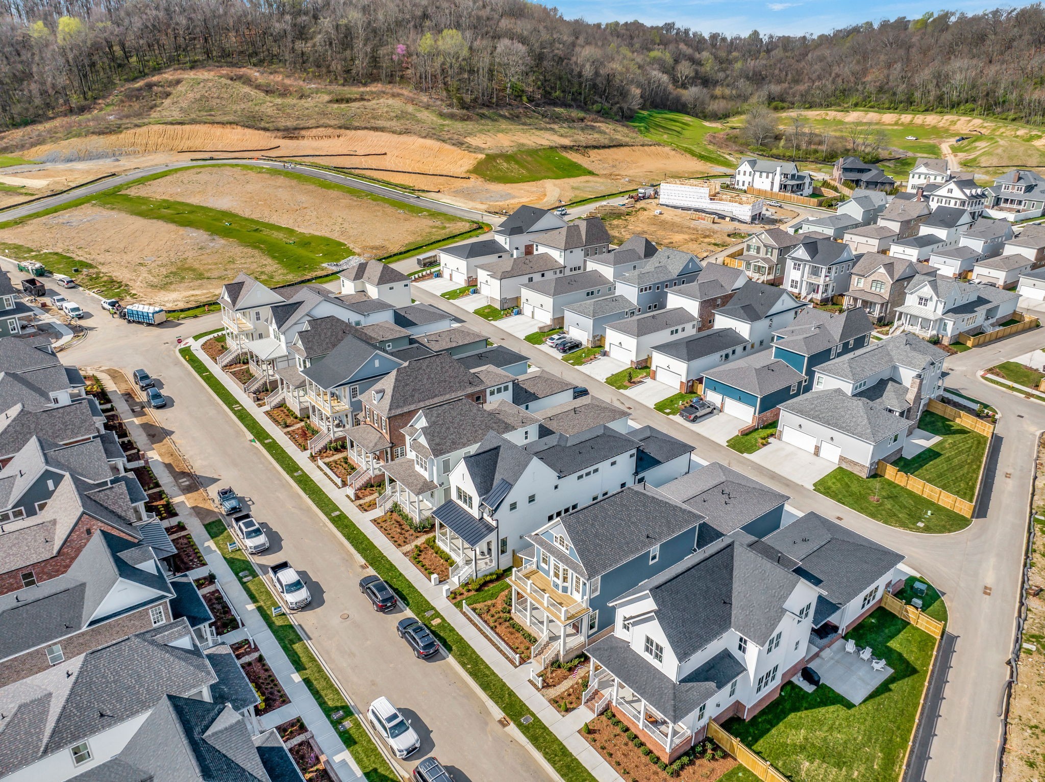 2018 Nathaniel Road Franklin, TN 37064 - Photo 39 of 52 an aerial view of residential houses with outdoor space