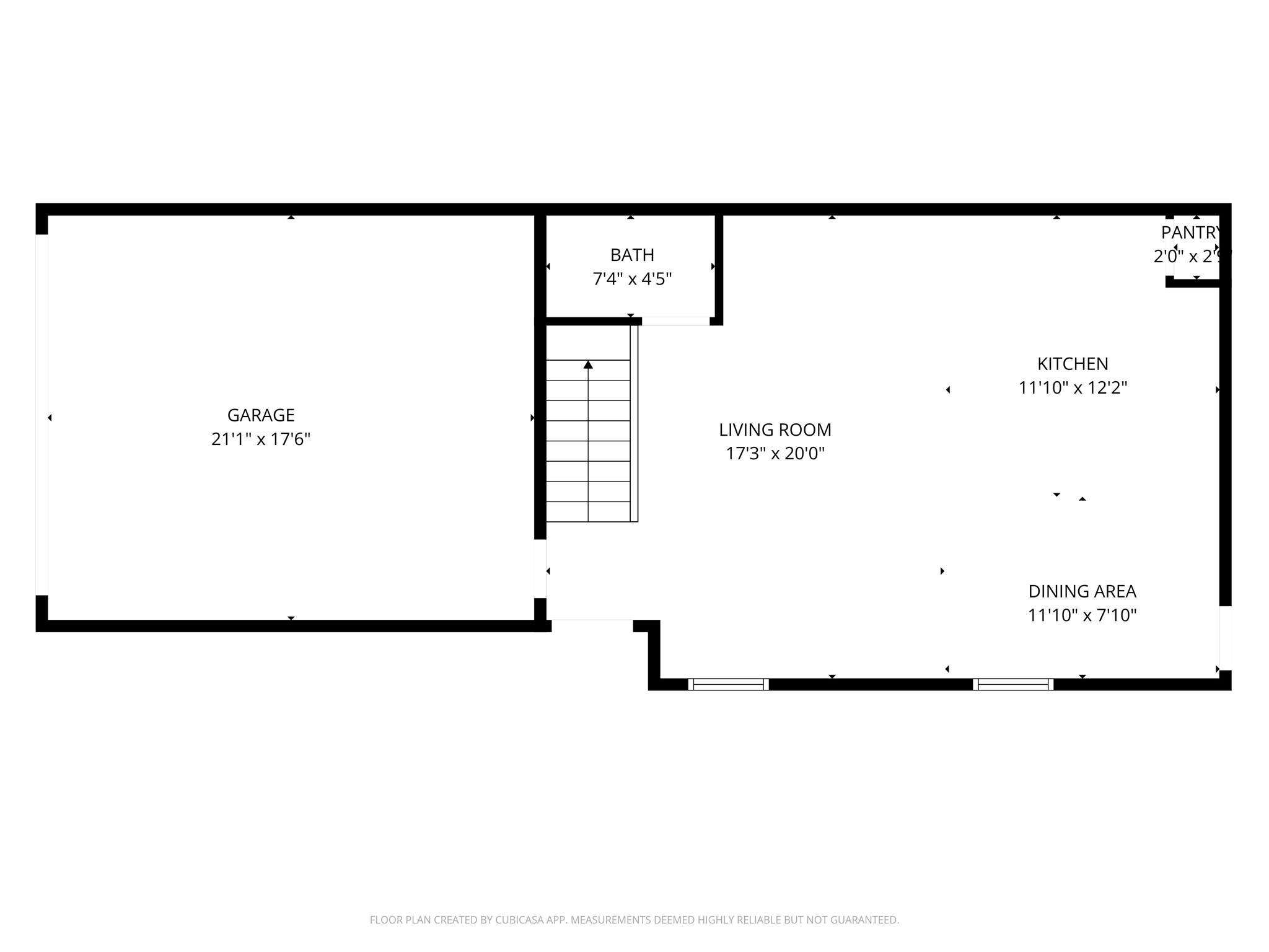 3535 Amos Street Houston, TX 77021 - Photo 44 of 46 First floor digital floor plan