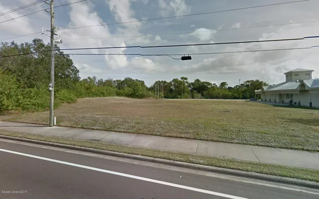 a view of a street from a window