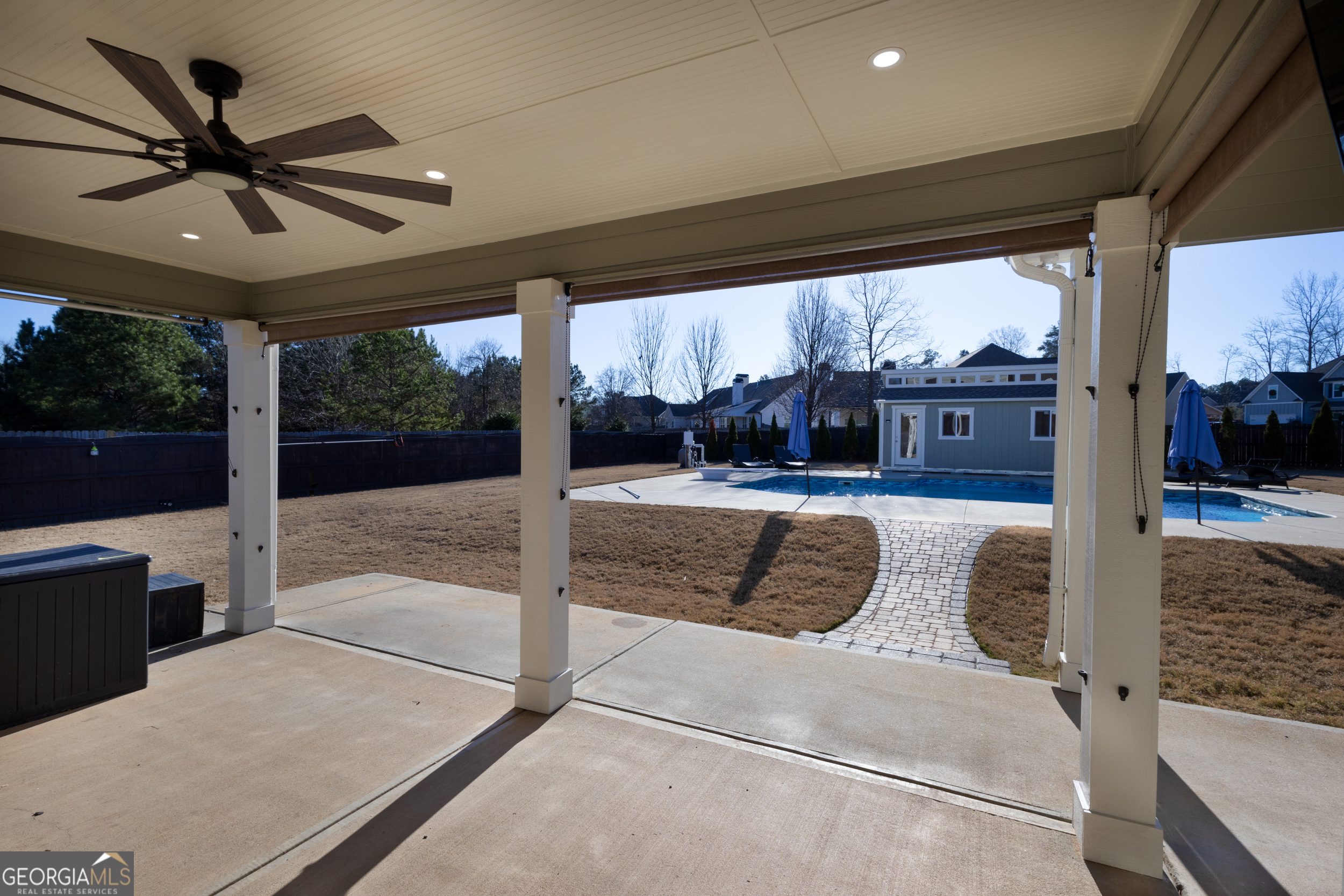 100 Wet Stone Road Senoia, GA 30276 - Photo 50 of 54 a view of living room with furniture and a large window