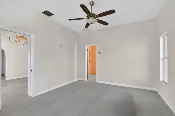 a view of an empty room