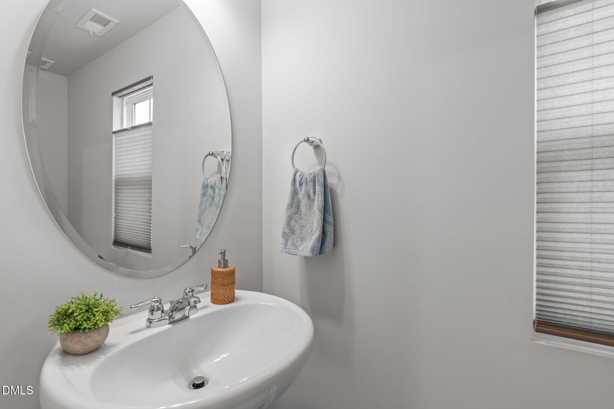 1809 Barrett Run Trail Apex, NC 27502 - Photo 17 of 37 a bathroom with a sink and mirror