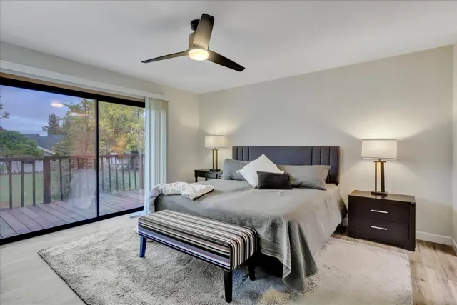 a living room with a couch and a table