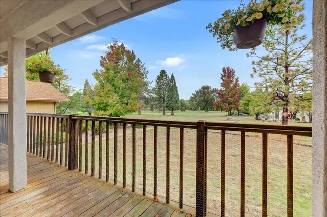 a view of a lake with mountains in the background