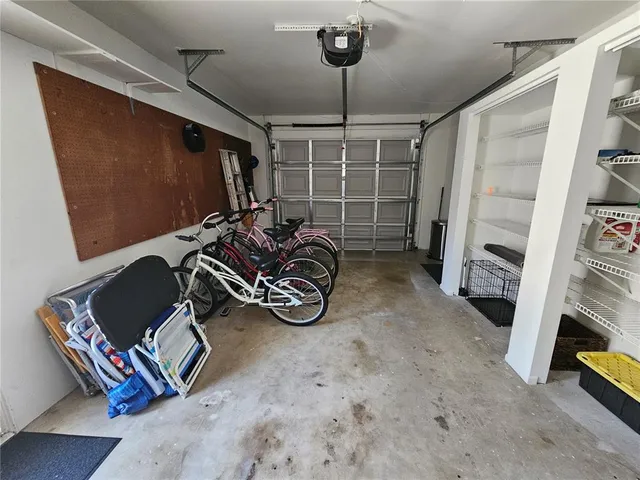 a view of car garage