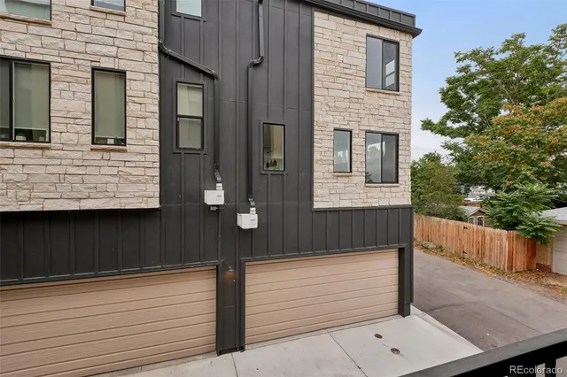 a view of front door of house