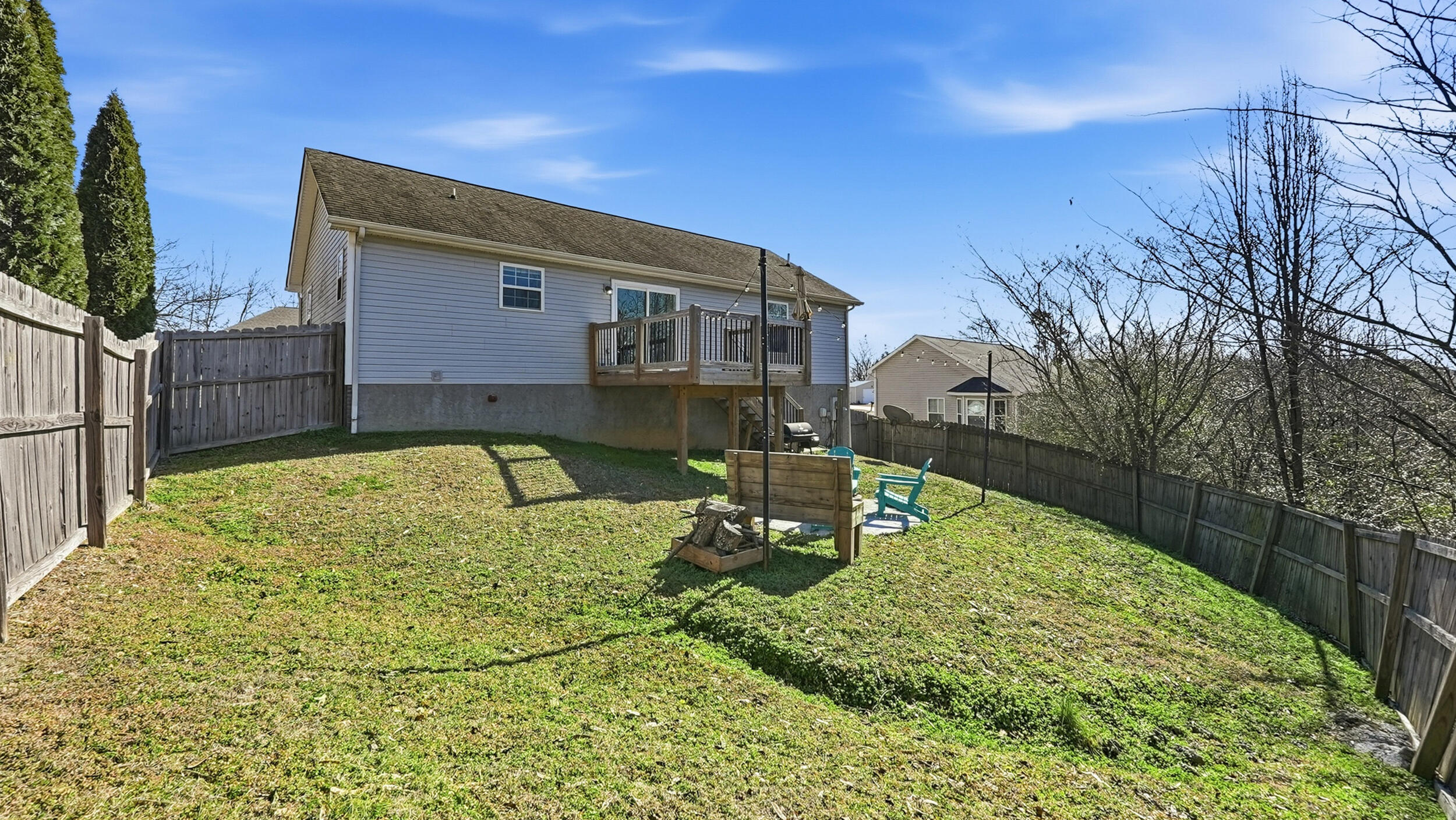 1861 Coffee Tree Lane Soddy-Daisy, TN 37379 - Photo 26 of 27 Private Fenced Backyard