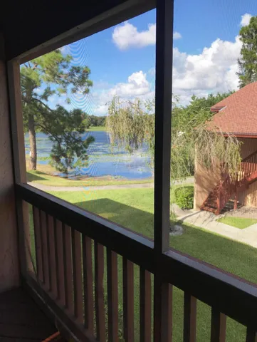 a view of sky from window