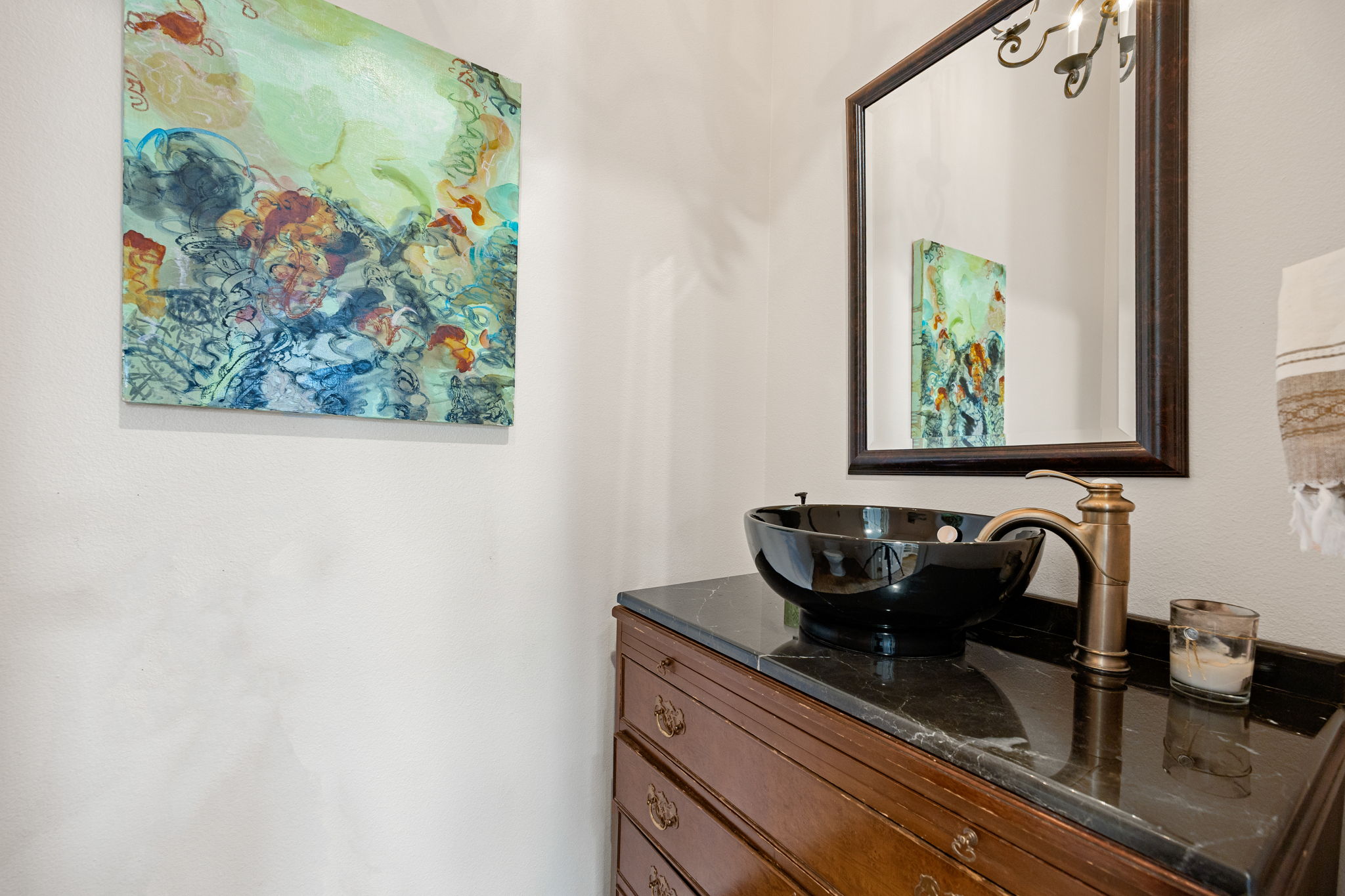 12900 Newberg Road Cat Spring, TX 78933 - Photo 20 of 39 Half bathroom downstairs