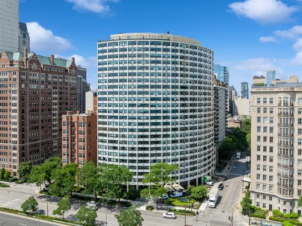 a front view of a building