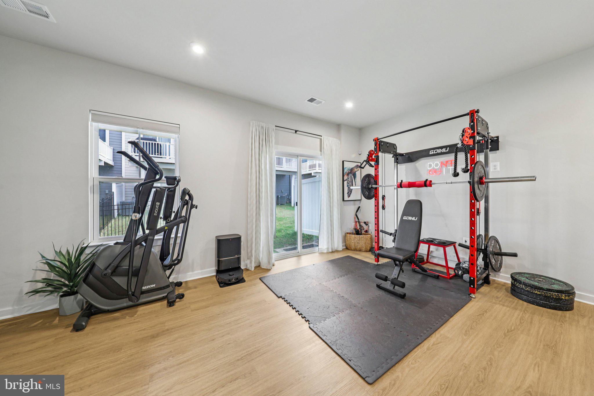 1687 Aspen Poplar Road Dumfries, VA 22026 - Photo 46 of 69 a view of a room with gym equipment
