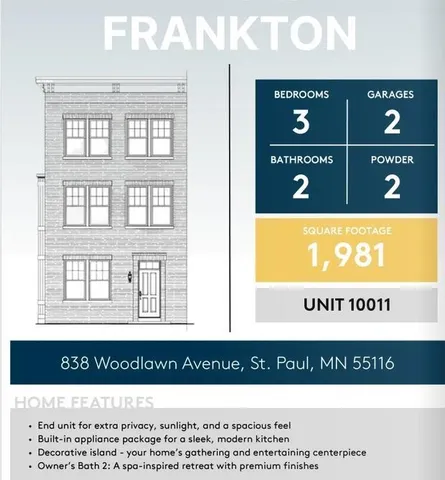 $739,990 | 838 South Woodlawn Avenue, St. Paul, MN 55116