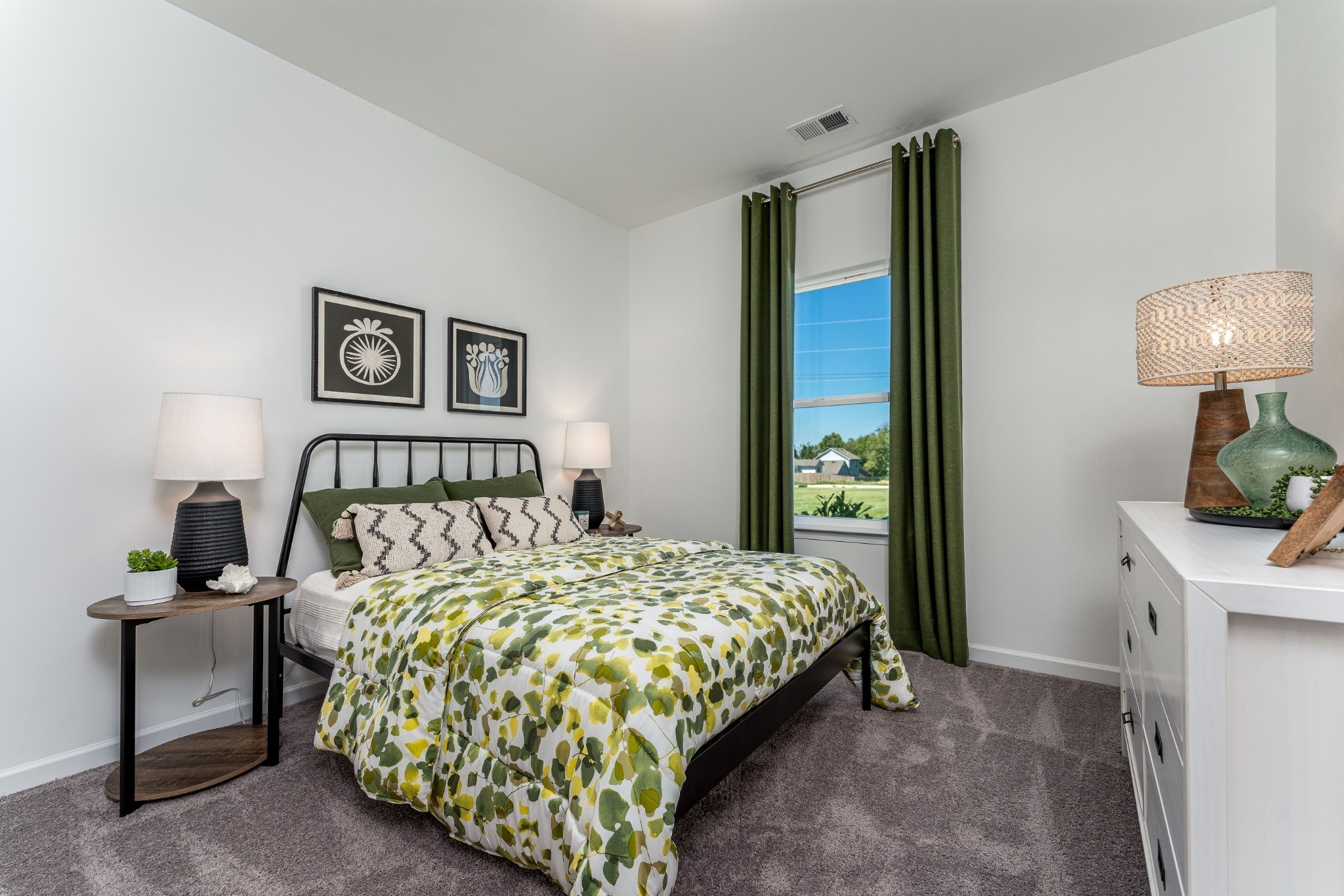 1116 Southerlynn Drive White House, TN 37188 - Photo 17 of 18 a bedroom with a bed and a lamp on table