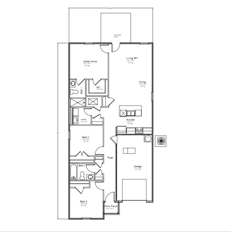 6533 Burleson Boulevard Crestview, FL 32539 - Photo 38 of 38 a picture of a wall with a white wall and a painting