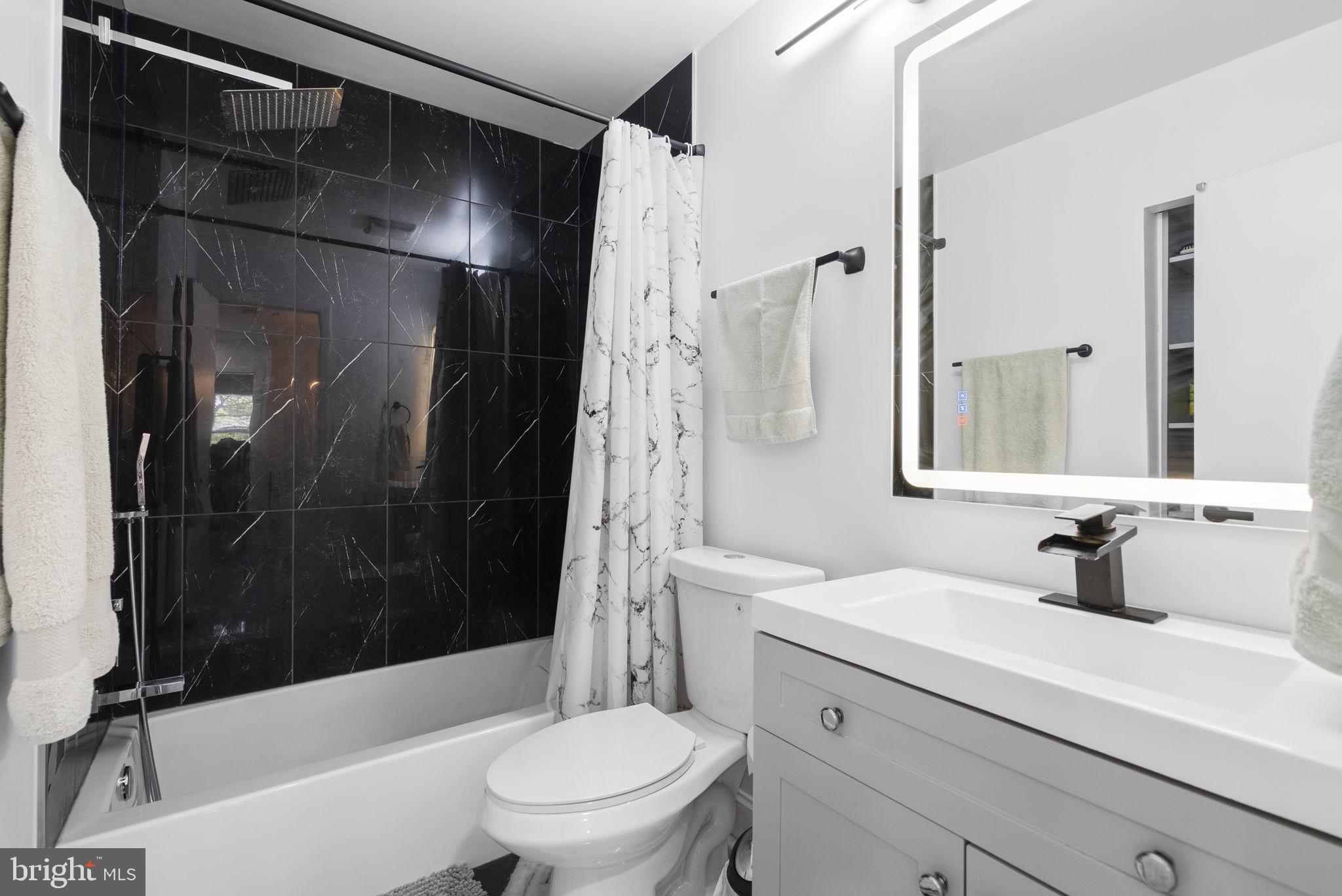 11317 Hawks Ridge Terrace, Unit 91 Germantown, MD 20876 - Photo 35 of 41 Sleek modern bathroom with elegant finishes.