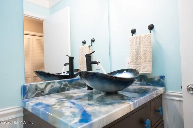 a house view with a outdoor space