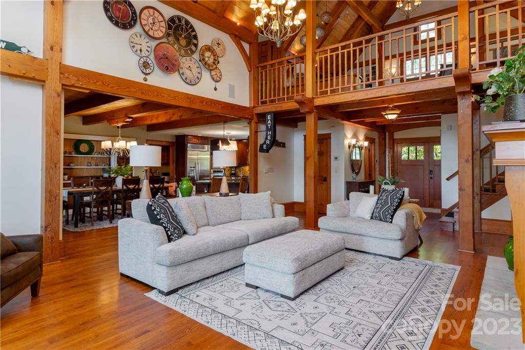649 Morgan Hill Road Fairview, NC 28730 - Photo 11 of 48 a living room with furniture or couch and a potted plant