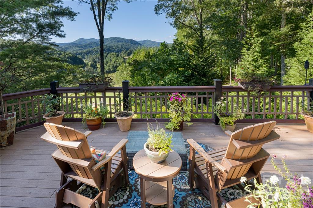 649 Morgan Hill Road Fairview, NC 28730 - Photo 5 of 48 a view of a chairs and table in patio