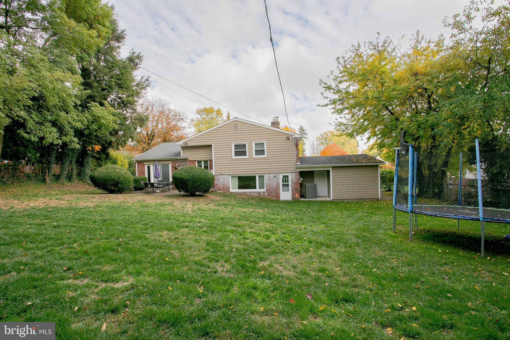 1112 Sandringham Road Bala Cynwyd, PA 19004 - Photo 54 of 66 Rear Elevation - View from retaining wall