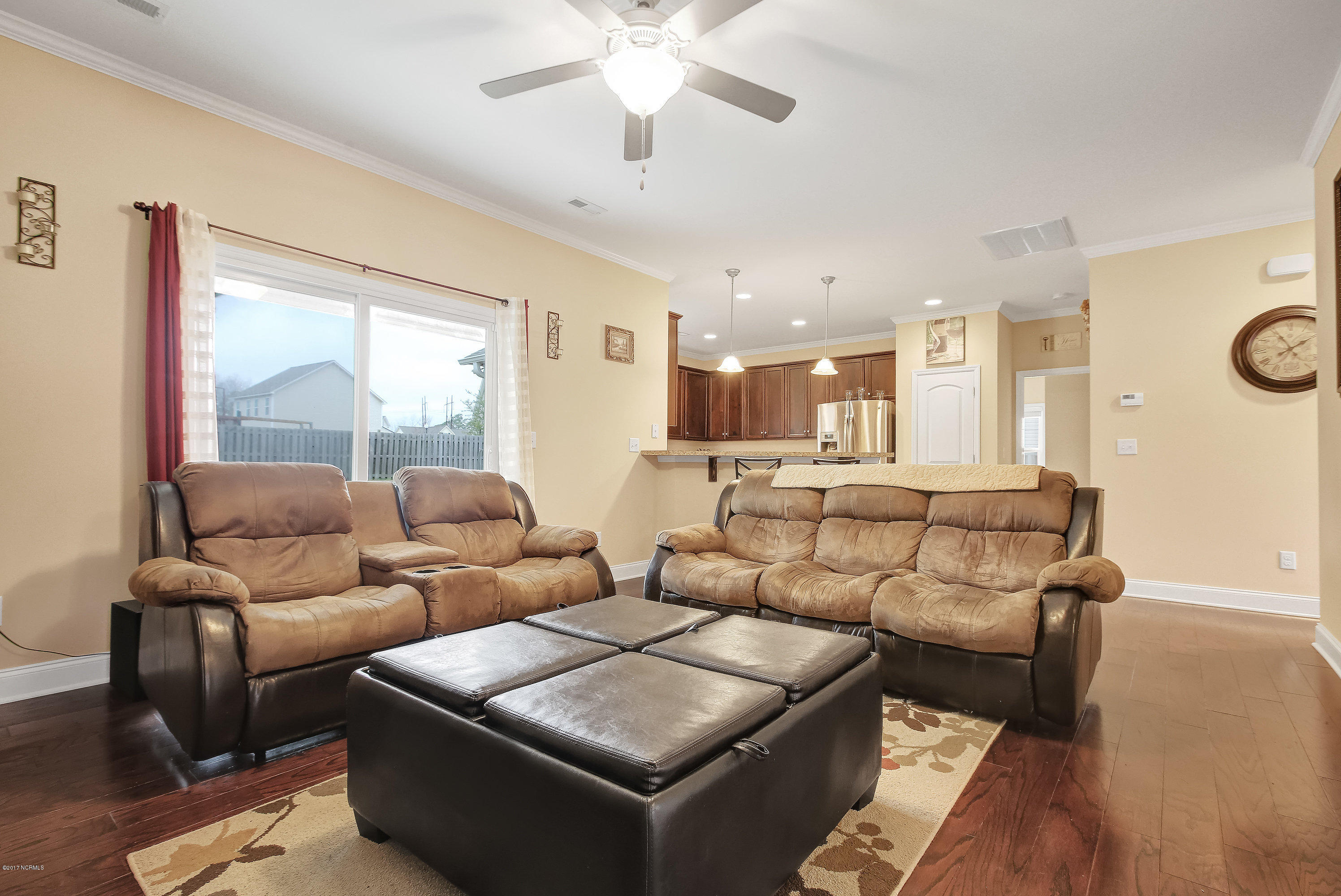 1611 Stones Edge Loop Road Wilmington, NC 28405 - Photo 8 of 29 Family room open to kitchen w/raised bar