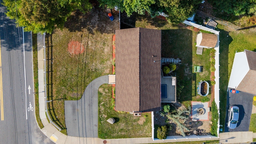 1350 Phillips Road New Bedford, MA 02745 - Photo 17 of 17 aerial view of a house with a garden