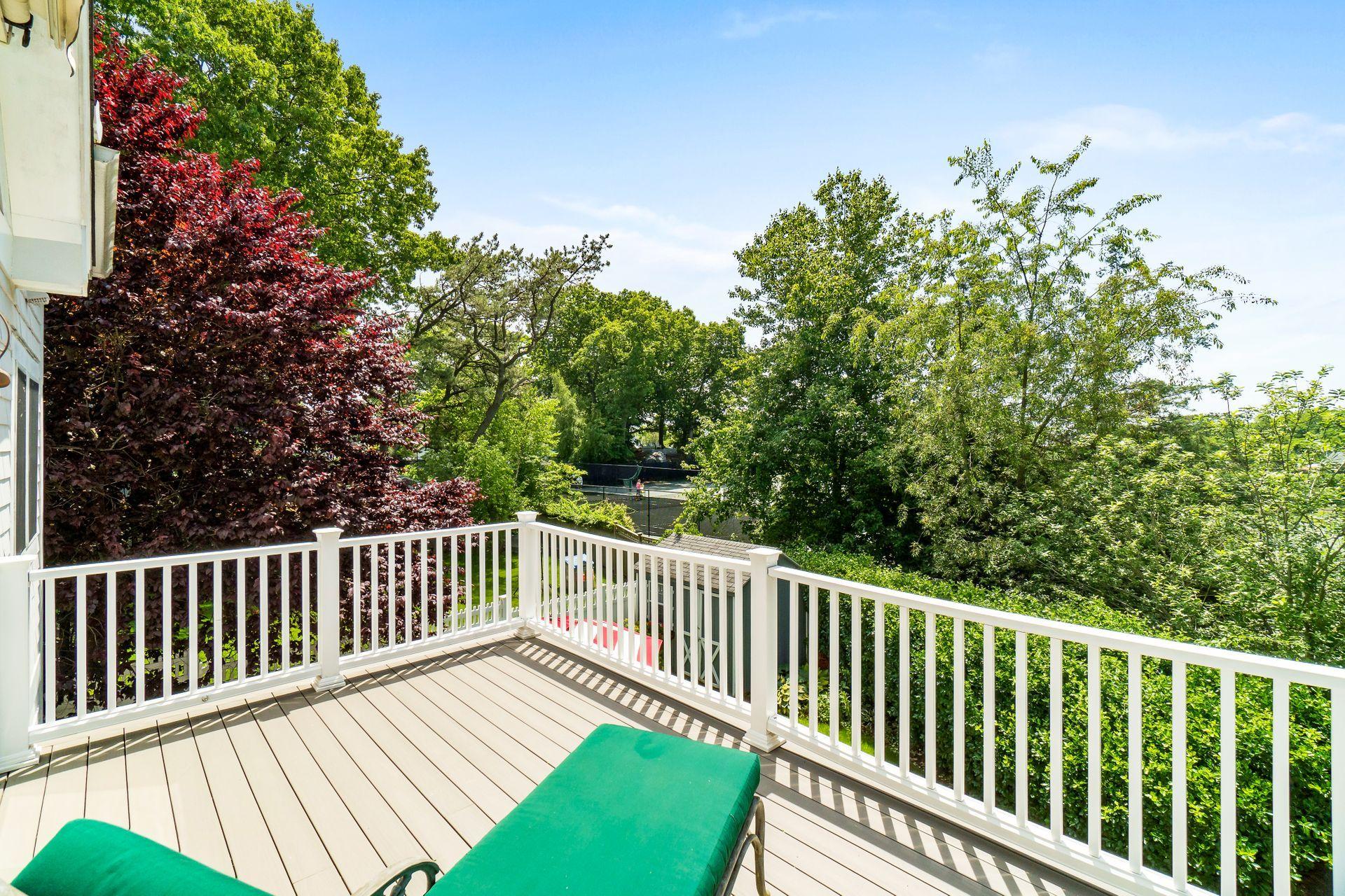 33 Pine Point Road Rowayton, CT 06853 - Photo 16 of 28 a view of a wooden roof deck