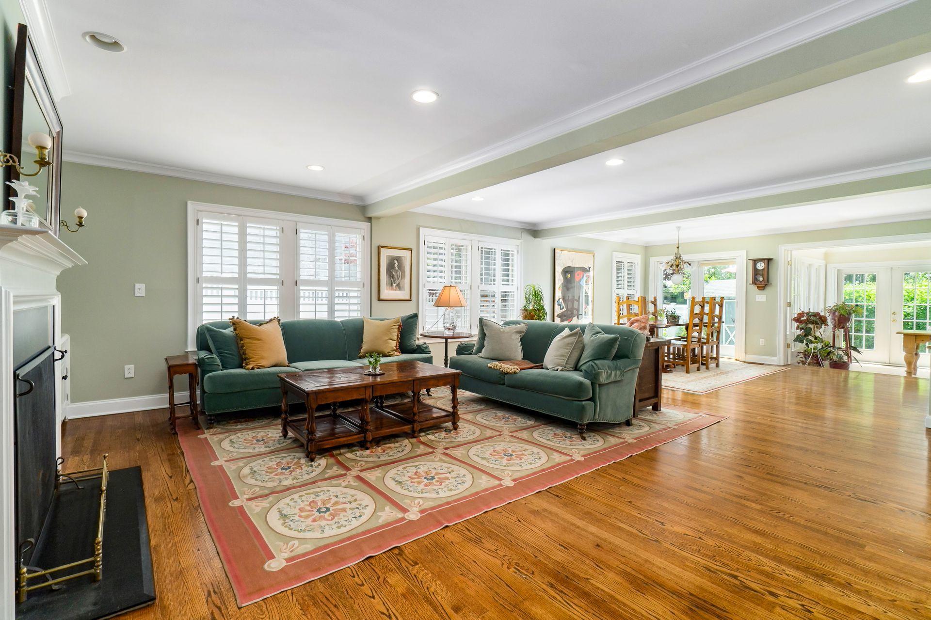 33 Pine Point Road Rowayton, CT 06853 - Photo 6 of 28 a living room with furniture and a wooden floor