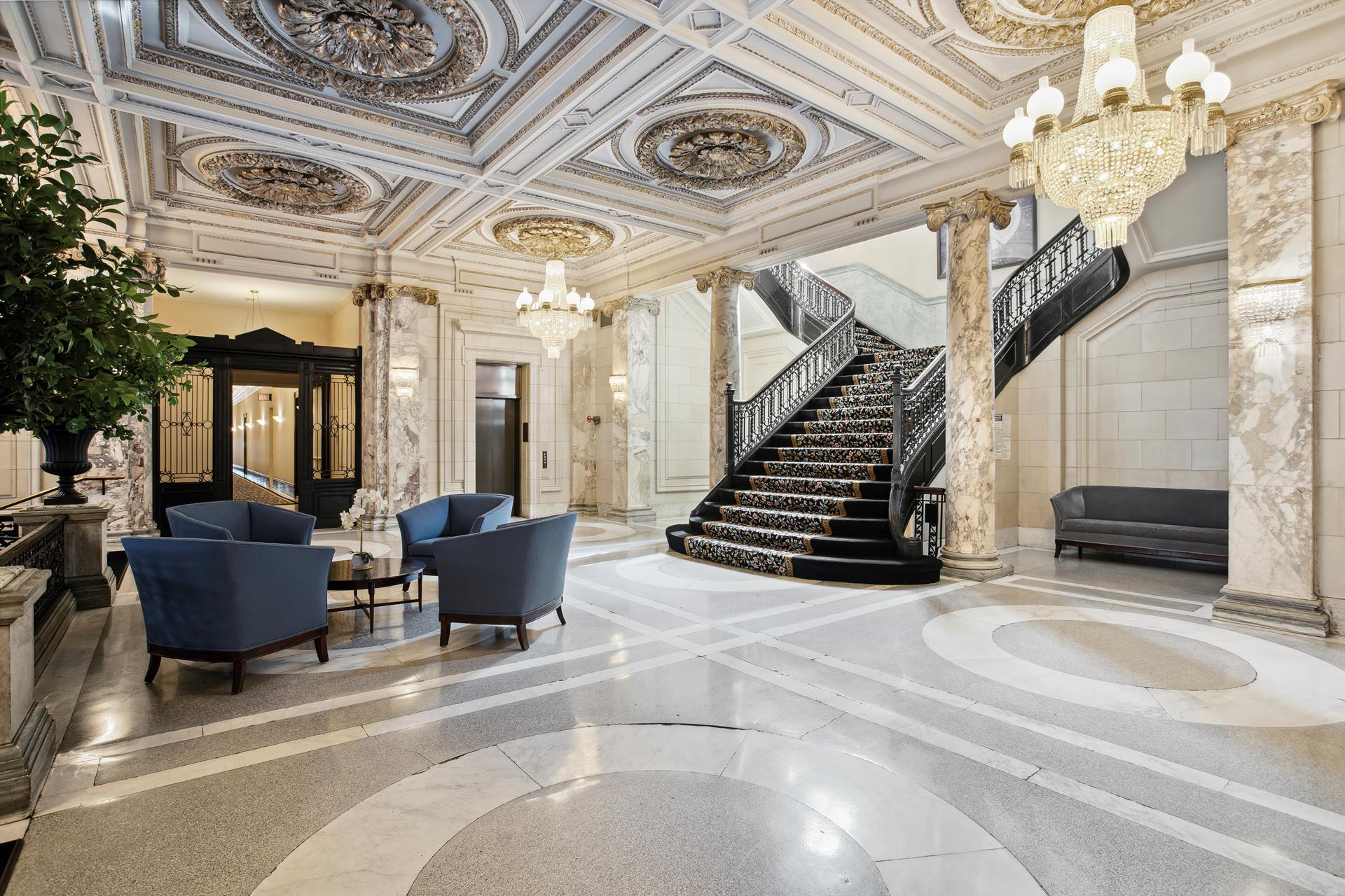 240 Centre Street, Unit 5B Manhattan, NY 10013 - Photo 30 of 37 a view of entryway and hall with wooden floor