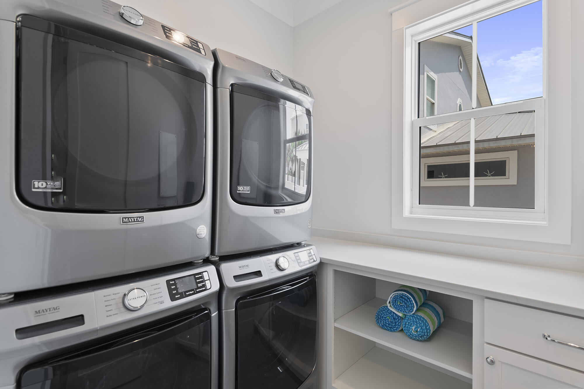 512 Defuniak Street Santa Rosa Beach, FL 32459 - Photo 19 of 44 a utility room with dryer and washer