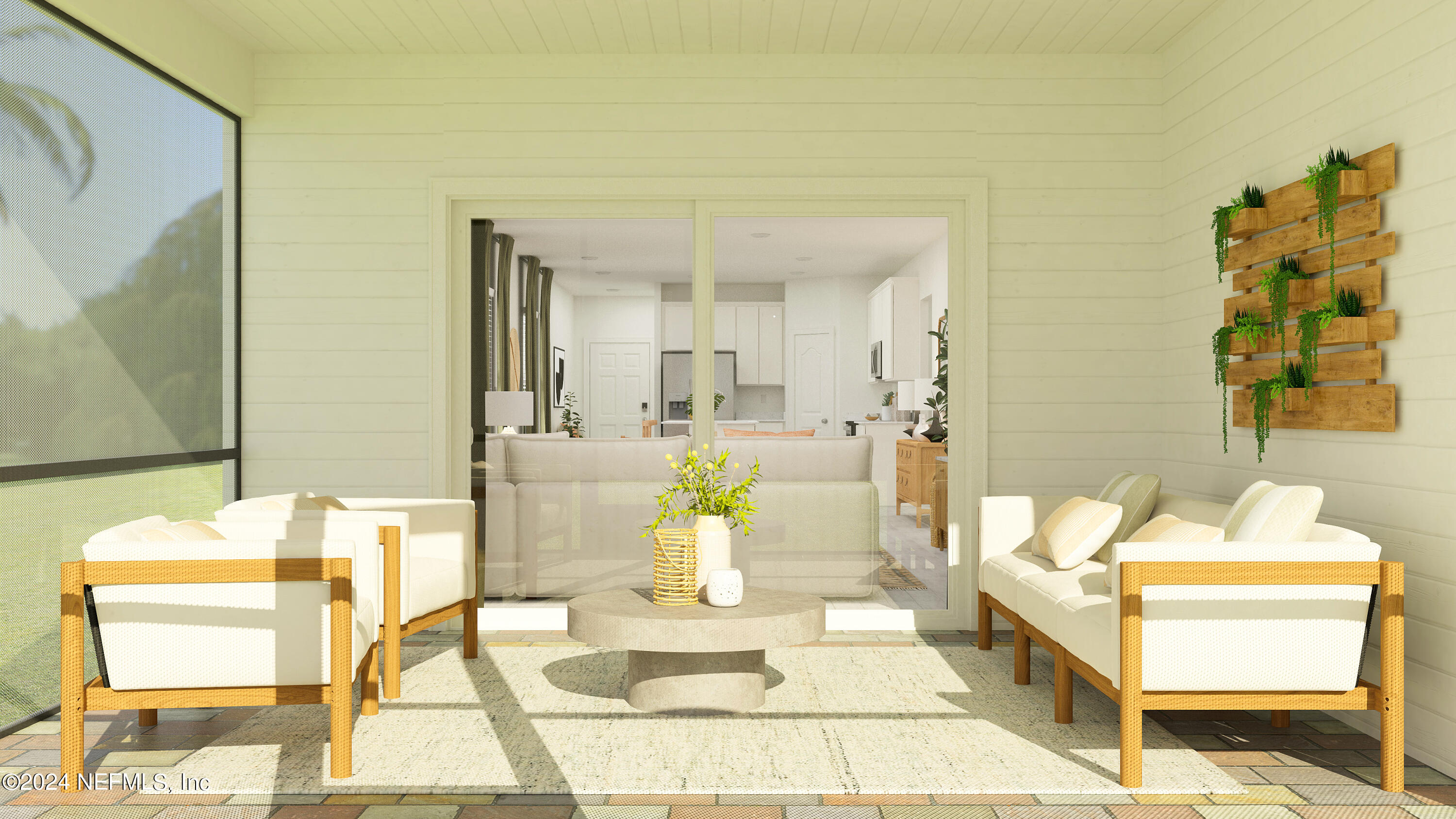 77 River Strand Lane St. Augustine, FL 32084 - Photo 16 of 24 a living room with a couch and a dining table