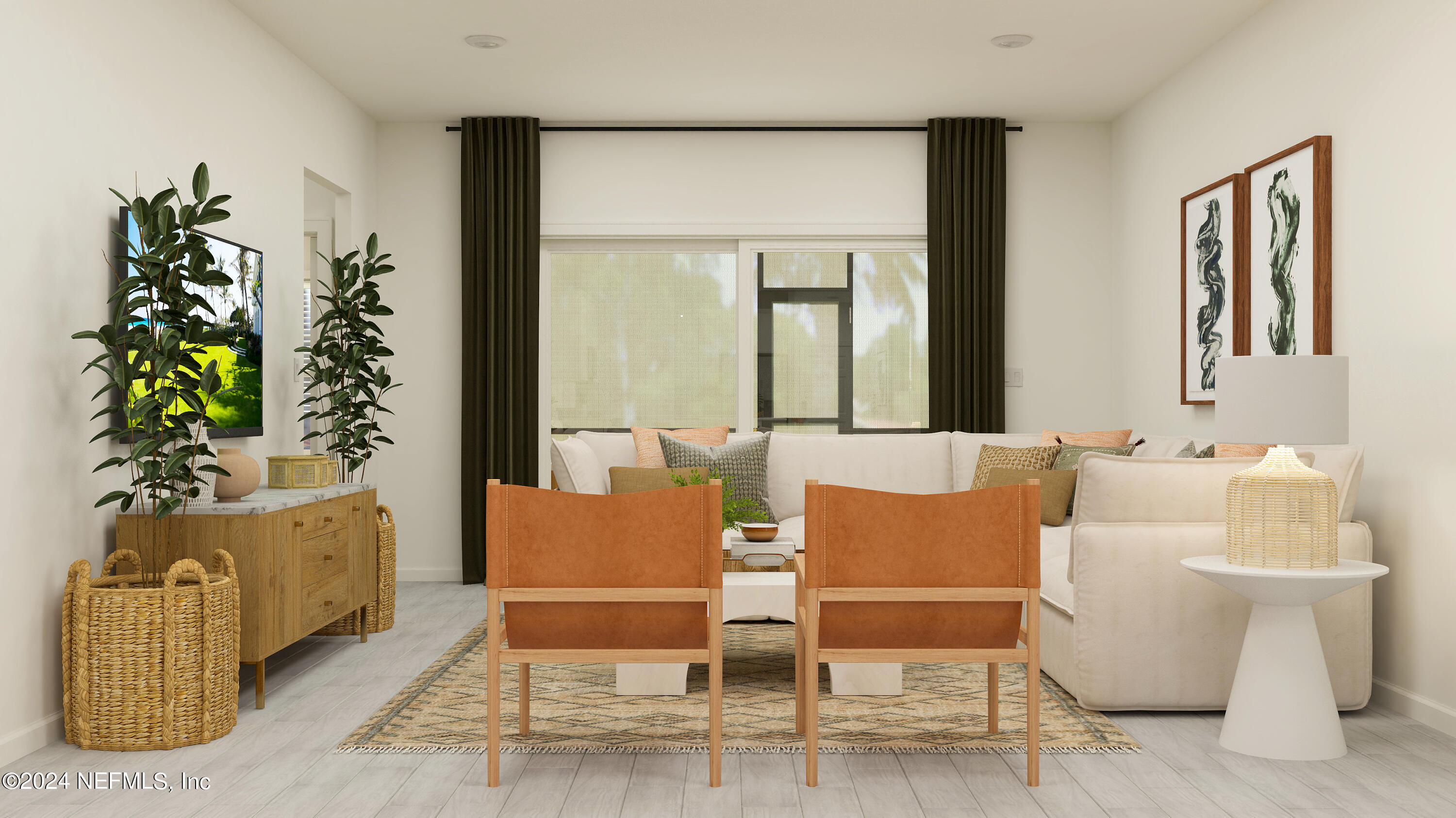 77 River Strand Lane St. Augustine, FL 32084 - Photo 5 of 24 a living room with furniture flowerpot and window