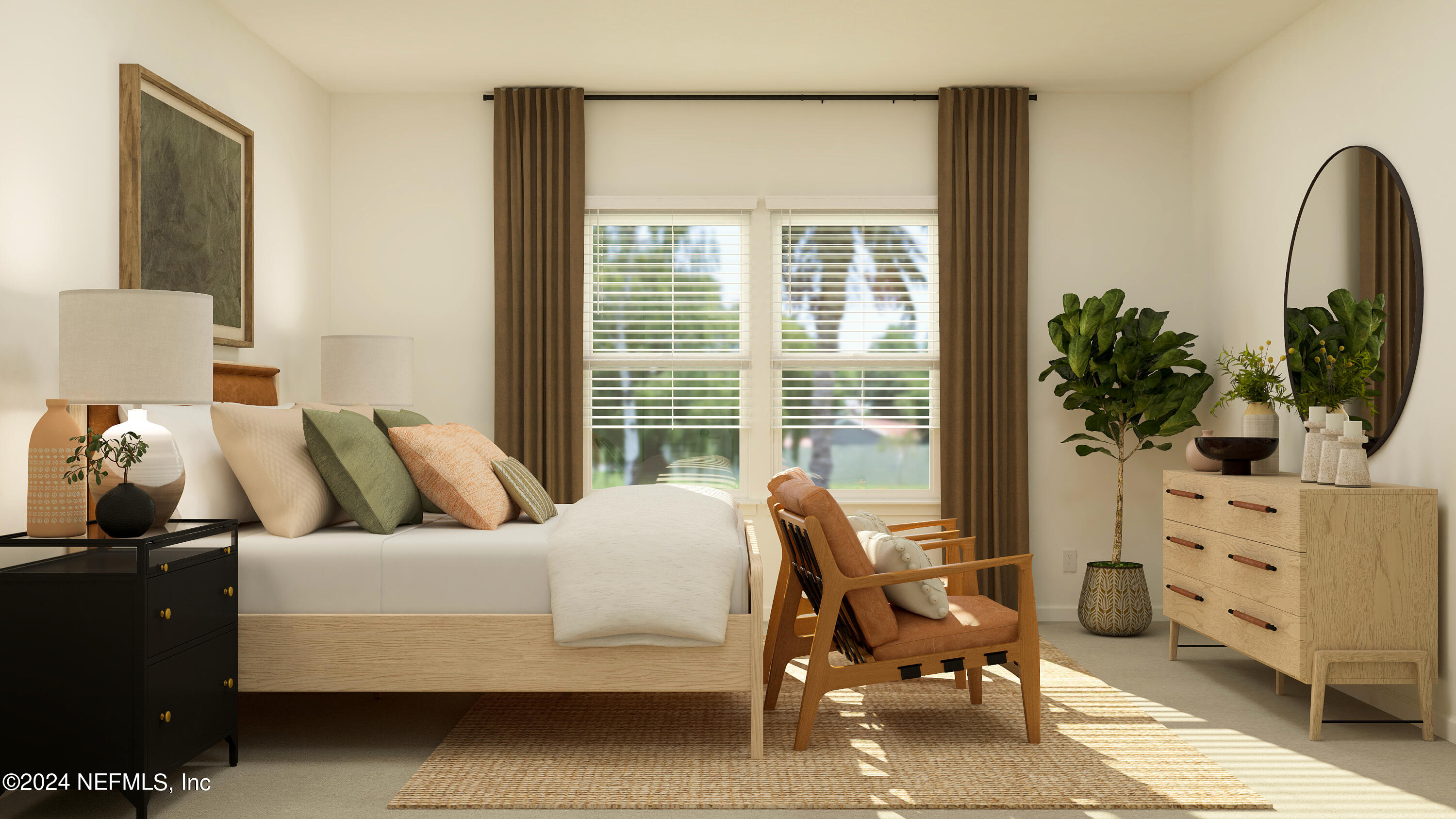 77 River Strand Lane St. Augustine, FL 32084 - Photo 9 of 24 a bedroom with a bed and furniture