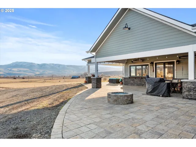 a backyard of a house