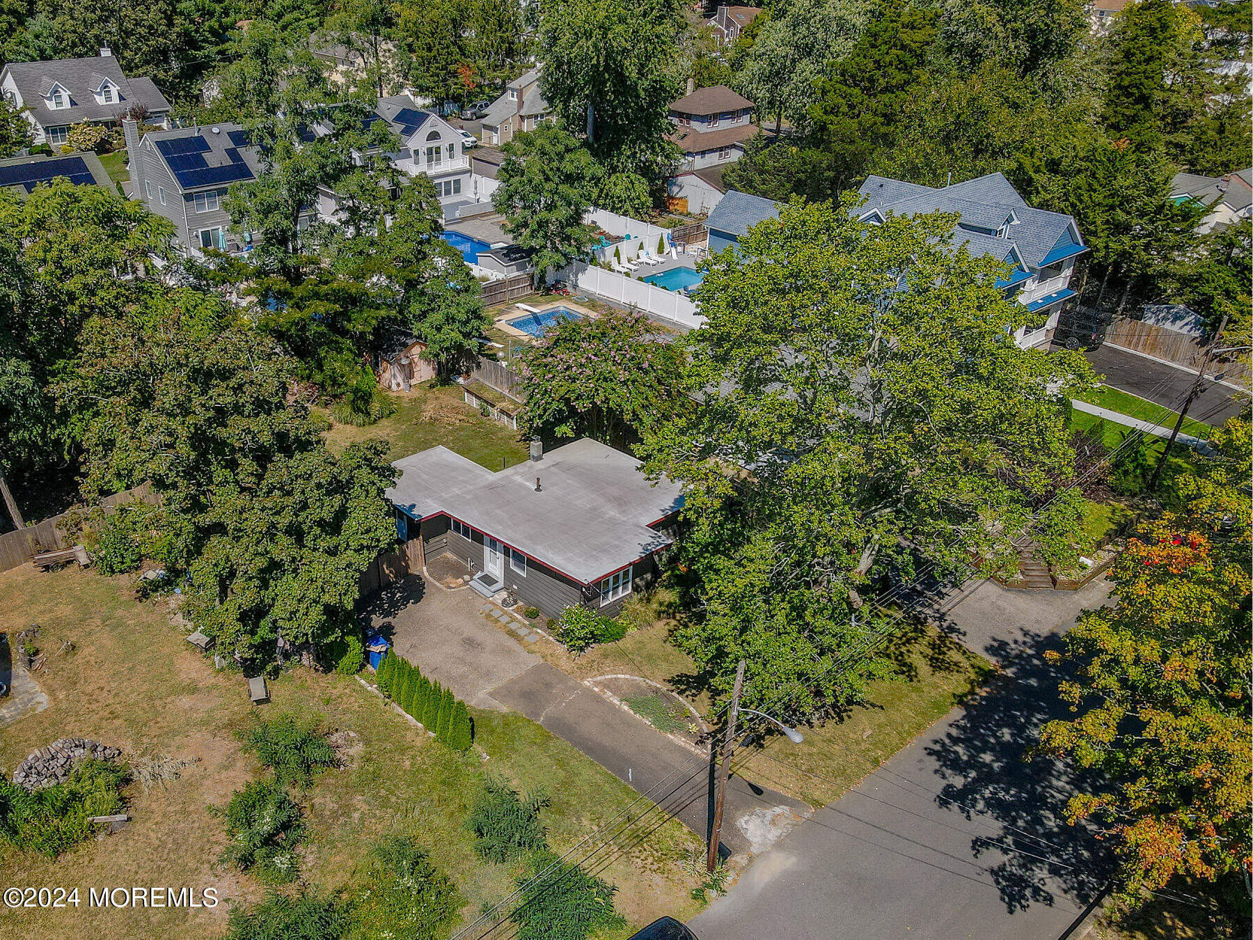 105 Longfellow Avenue Toms River, NJ 08753 - Photo 38 of 38 an aerial view of a house with yard swimming pool and outdoor seating