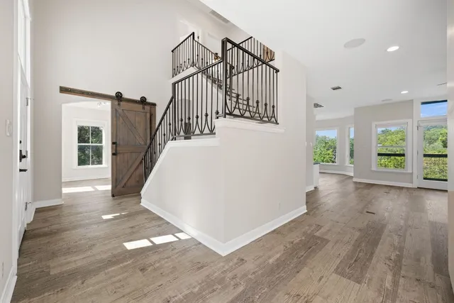 a room with furniture and window