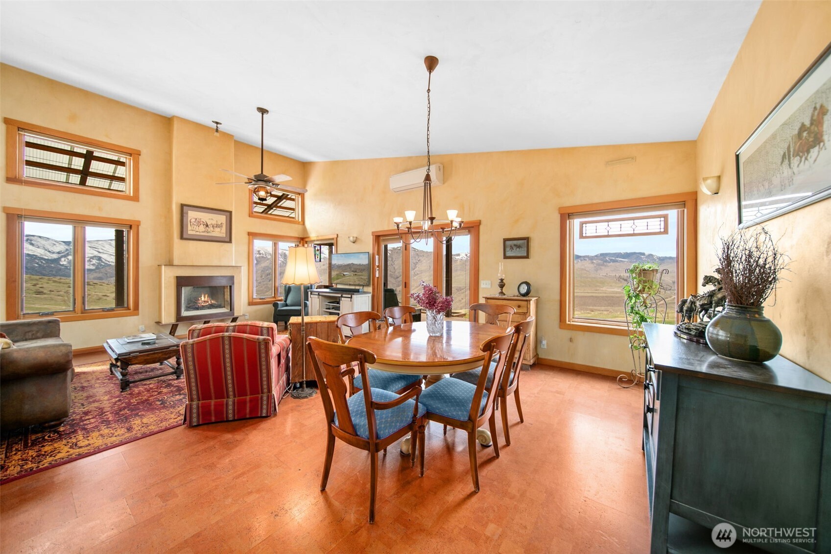 74 Sawtooth View Road Pateros, WA 98846 - Photo 11 of 30 a view of a dining room with furniture window and outside view
