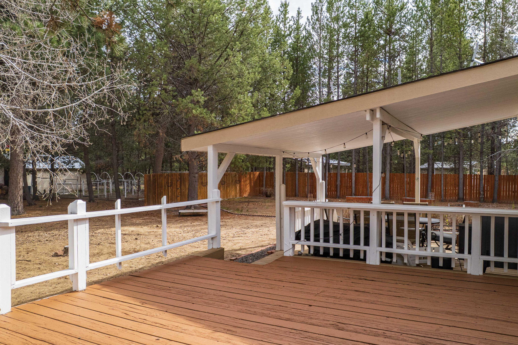 147135 Bills Road Gilchrist, OR 97737 - Photo 30 of 45 Open back deck area