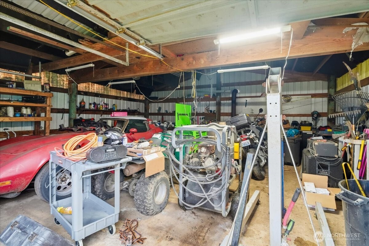 966 South Military Road Winlock, WA 98596 - Photo 28 of 31 a view of a storage room with a table