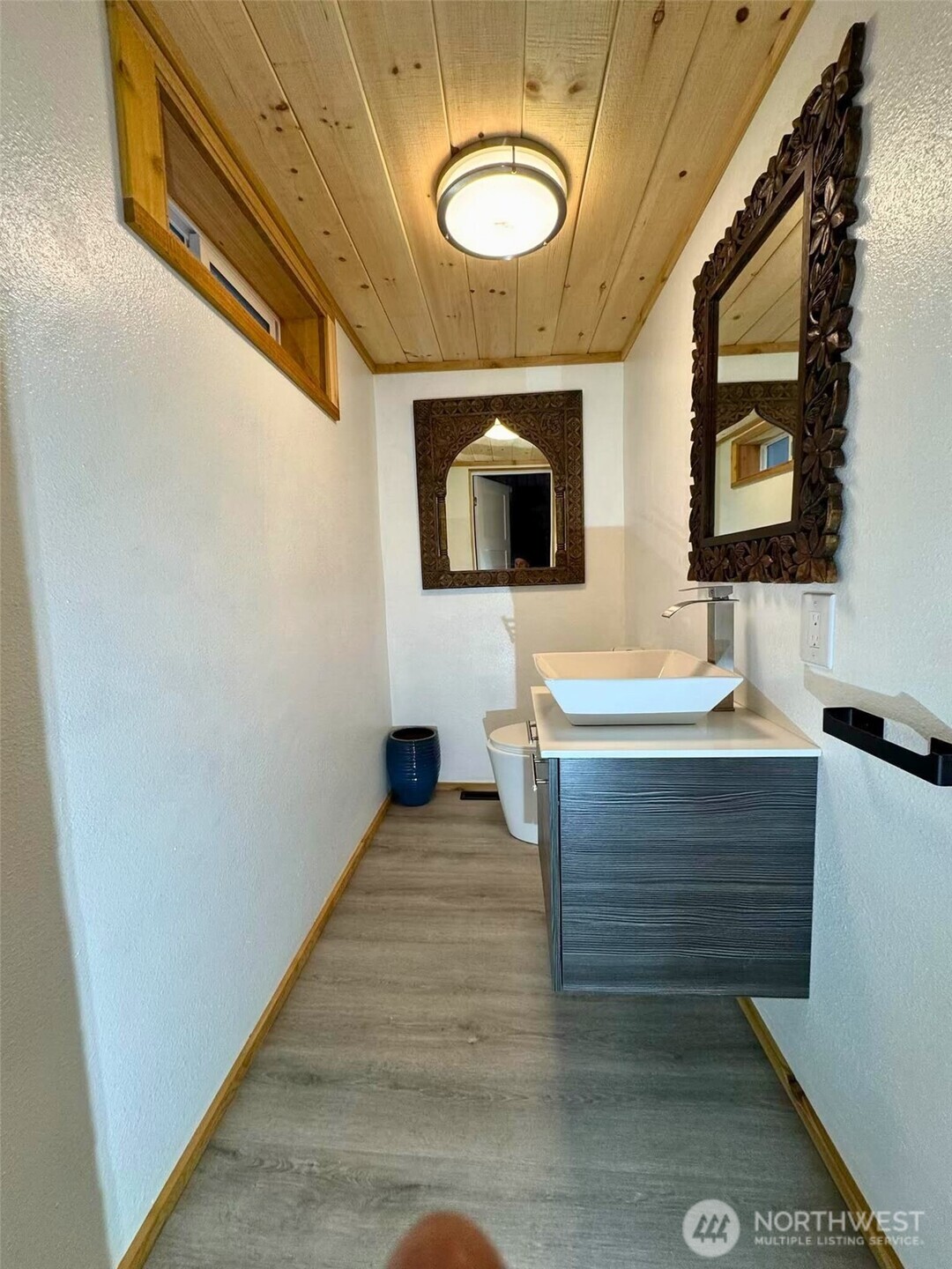 15305 Index-Galena Road Index, WA 98256 - Photo 22 of 40 a bathroom with a sink and a mirror