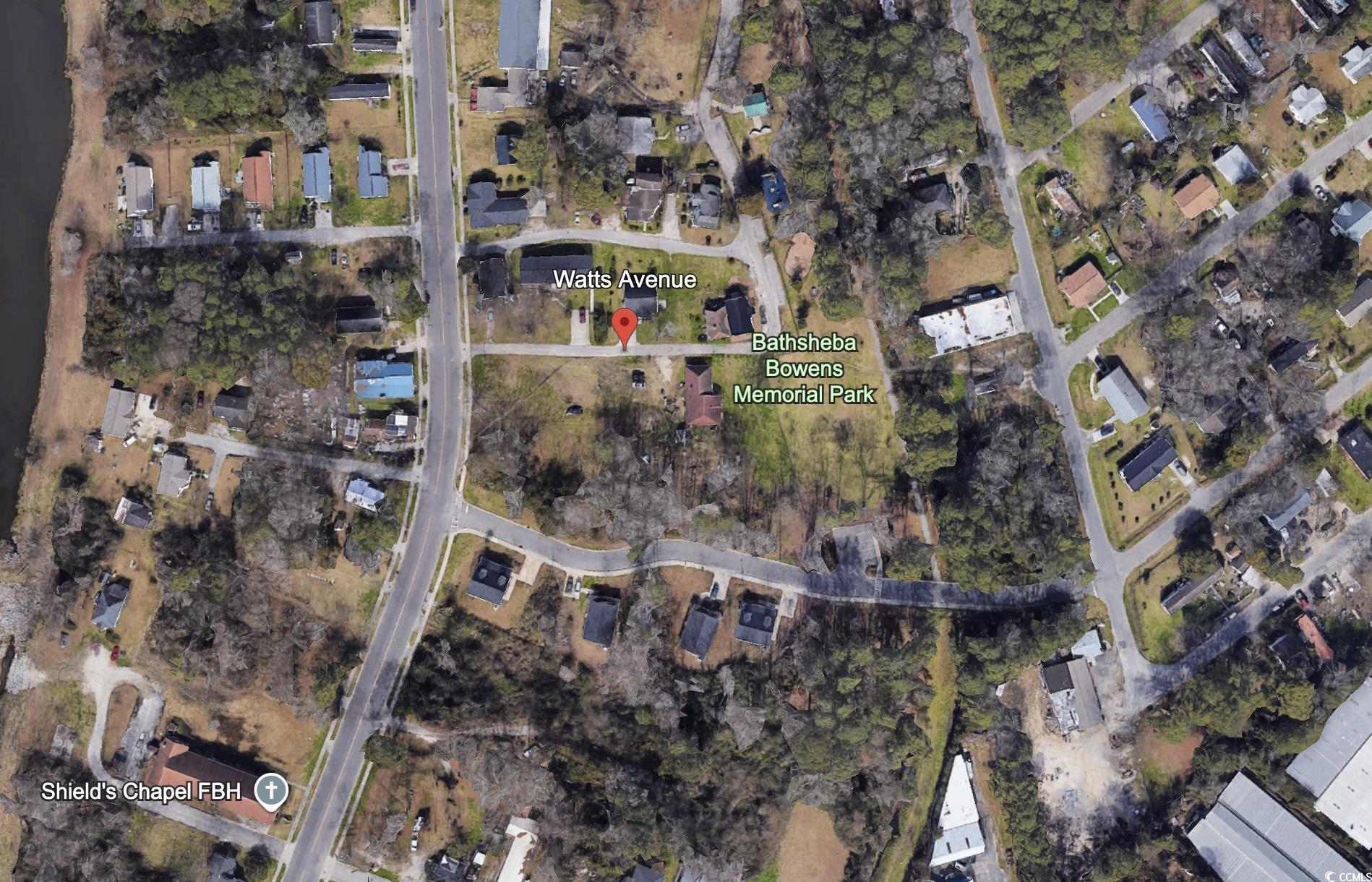 Tbd Acline Avenue Myrtle Beach, SC 29577 - Photo 8 of 8 Aerial map of property and surrounding area