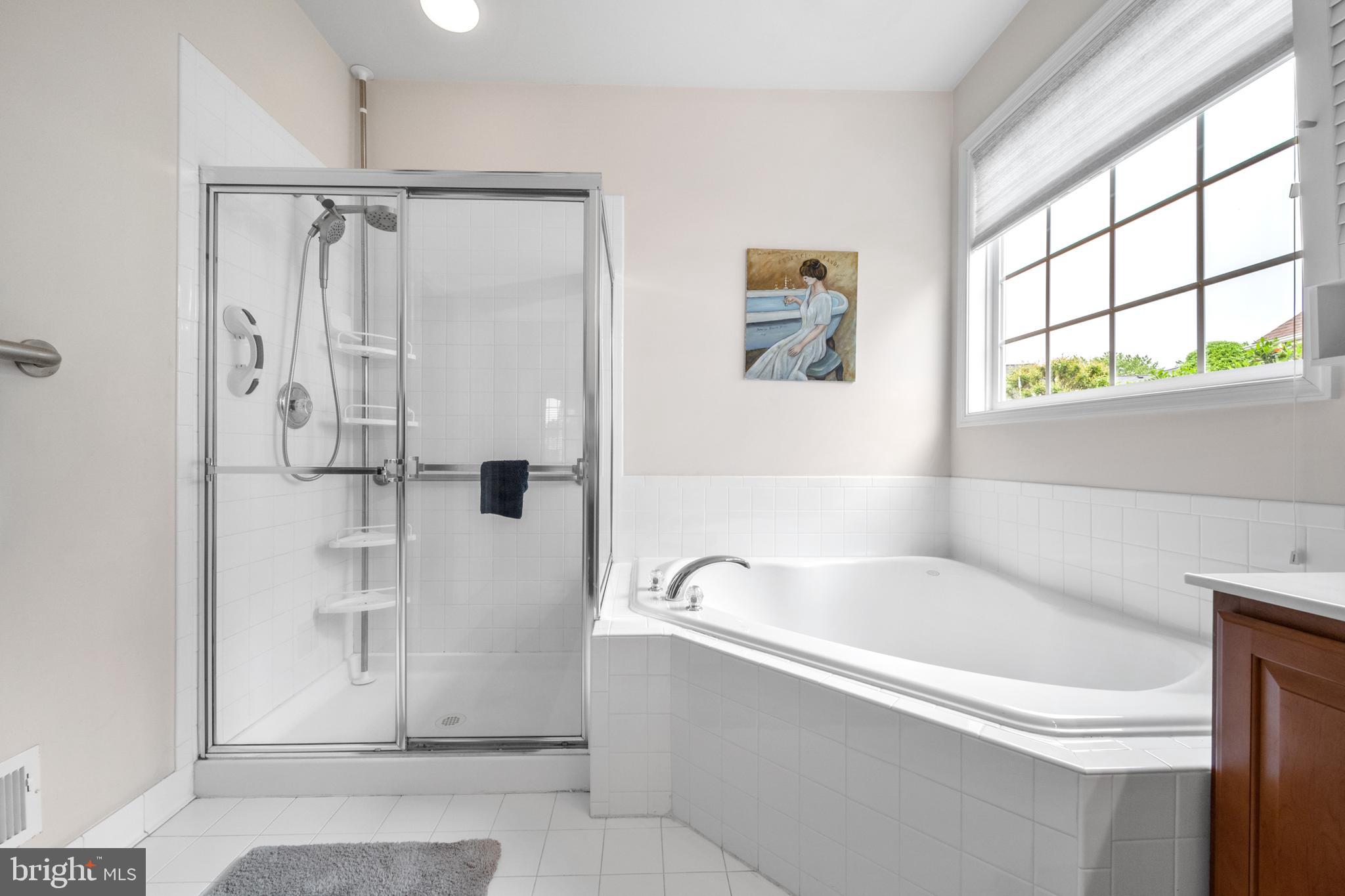6051 Piney Grove Way Gainesville, VA 20155 - Photo 37 of 64 a bathroom with a bathtub and a shower