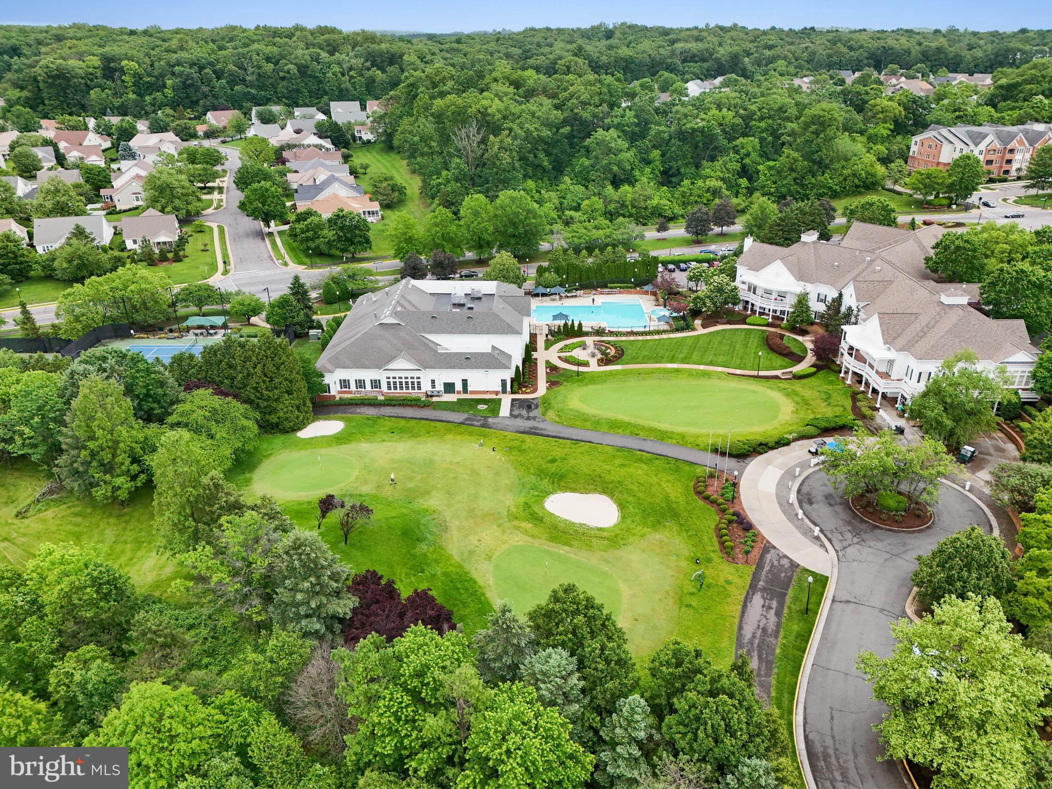 6051 Piney Grove Way Gainesville, VA 20155 - Photo 63 of 64 an aerial view of a house with yard swimming pool and outdoor seating