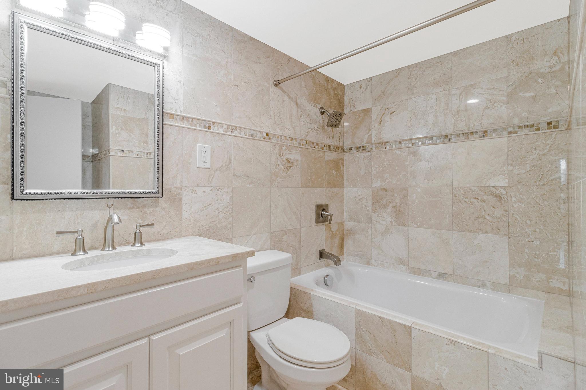 1425 4th Street Southwest, Unit A714 Washington, DC 20024 - Photo 11 of 15 Elegant bathroom with modern finishes.