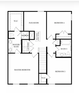a picture of a floor plan