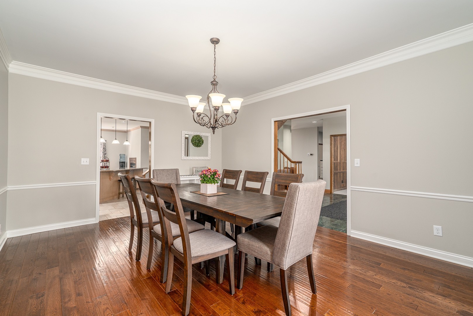 8500 North 4000 W Road Morris, IL 60450 - Photo 4 of 38 a view of a dining room with furniture and wooden floor