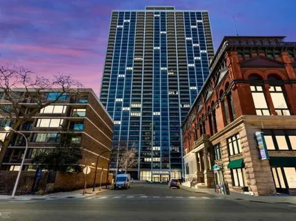 a front view of a building