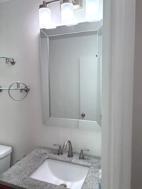 1560 North Sandburg Terrace, Unit 2007 Chicago, IL 60610 - Photo 10 of 25 a bathroom with a sink and a toilet