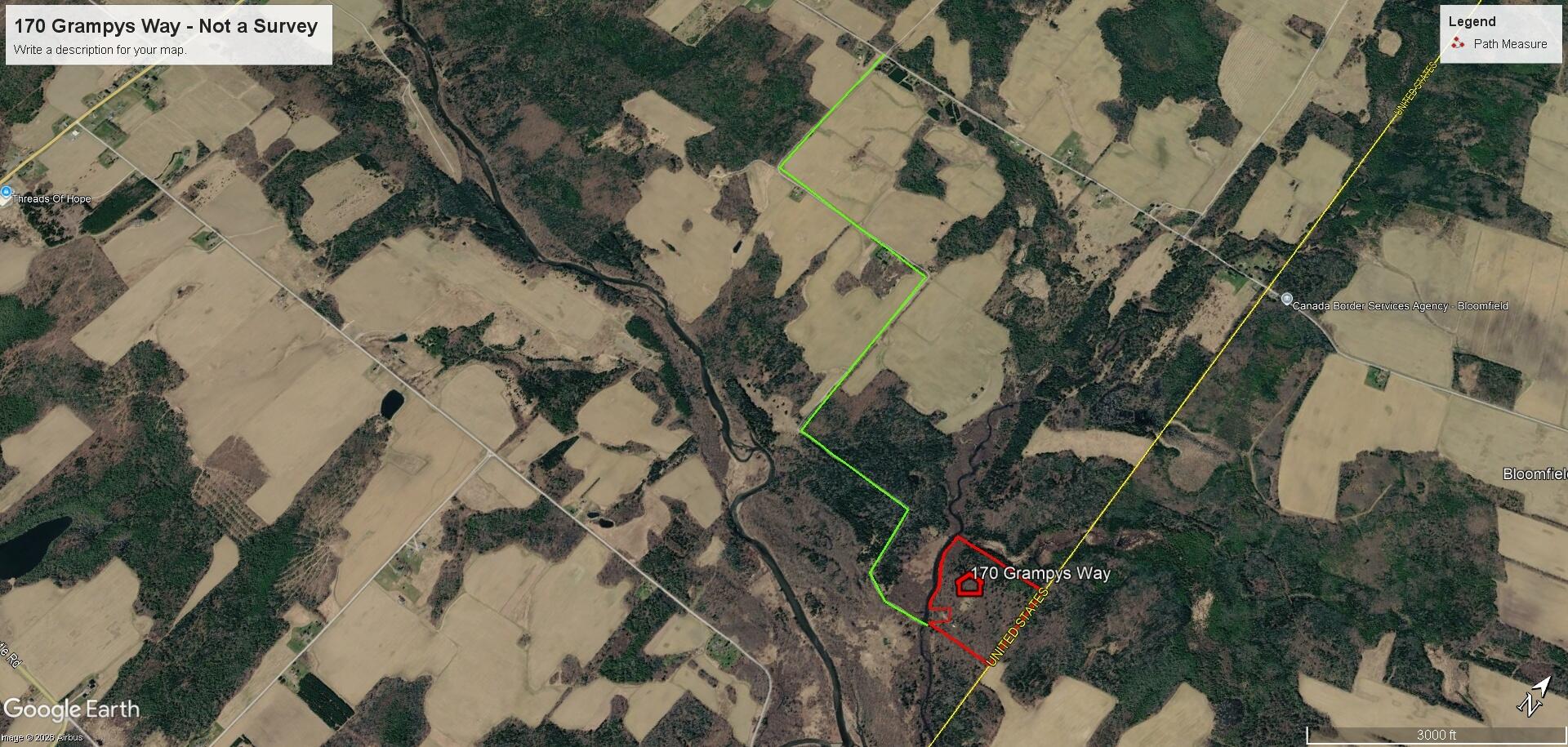 170 Grampys Way Monticello, ME 04760 - Photo 58 of 58 Right of Way in Green